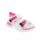 Pink sportswear flat sandal