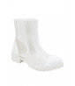 White transparent boots