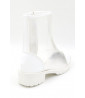 Boots transparentes blanches