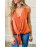 Orange lace top with bow