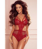 Body sexy in pizzo rosso