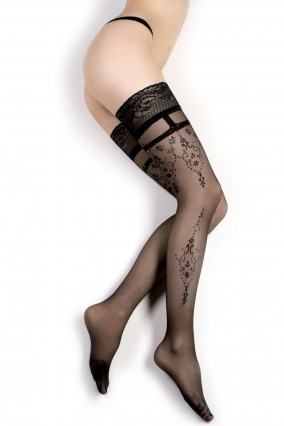 Black stay-up stockings 212
