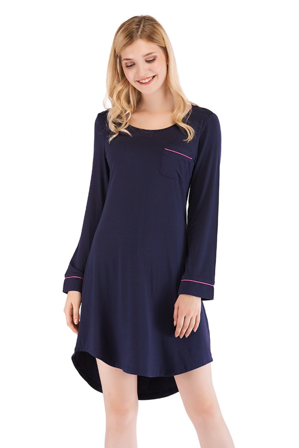 Navy nightgown