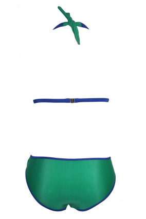 Green 2-piece swimsuit
