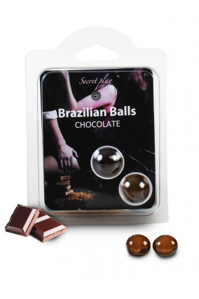 2 CHOCOLATE BRAZILIAN BALLS SET