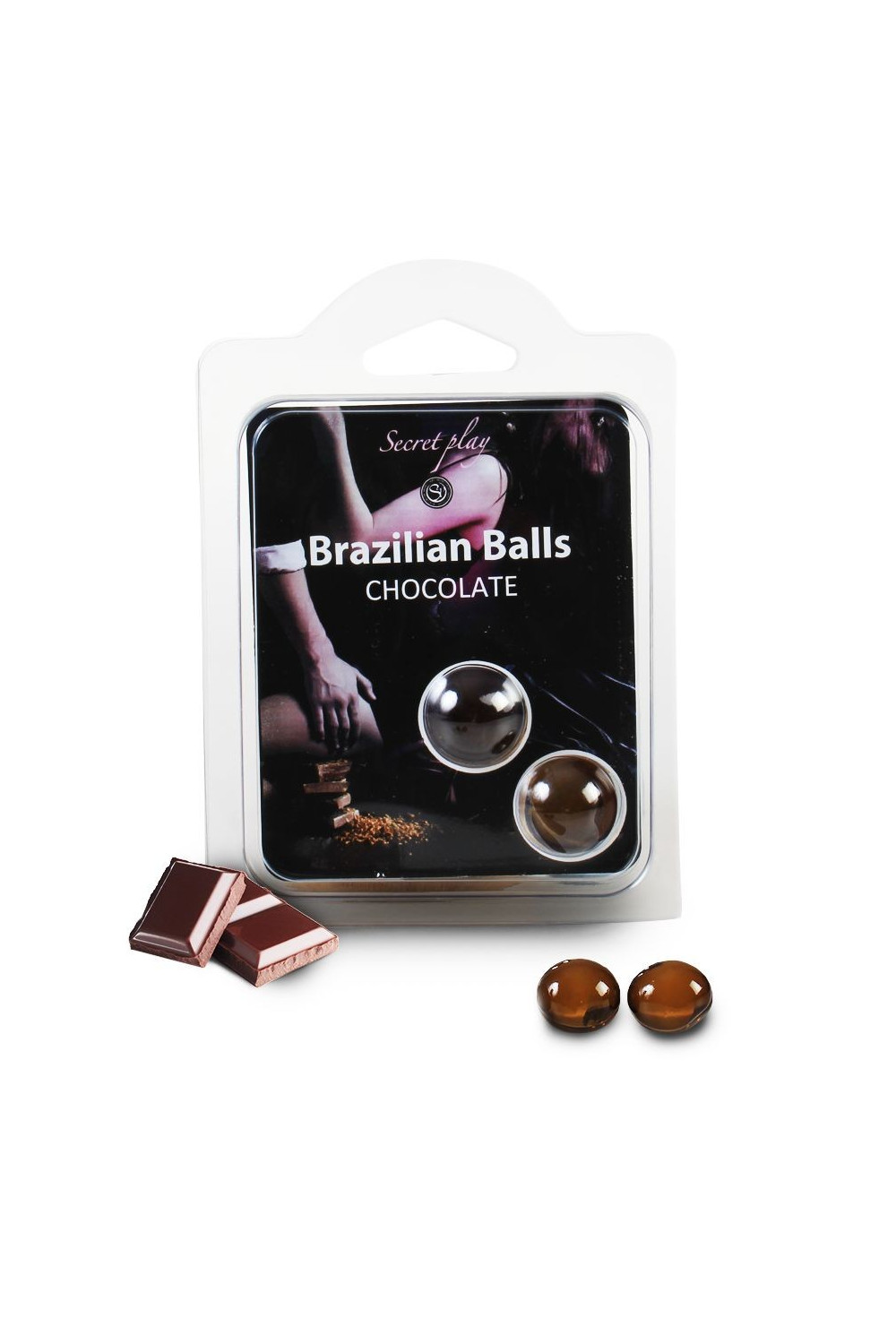 2 CHOCOLATE BRAZILIAN BALLS SET