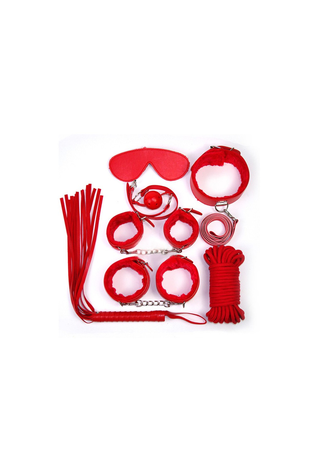 Kit de bondage rouge - sextoys