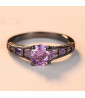 Violet Crystal Ring