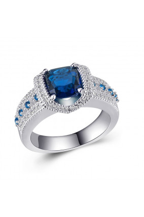 Blue Marquise Ring