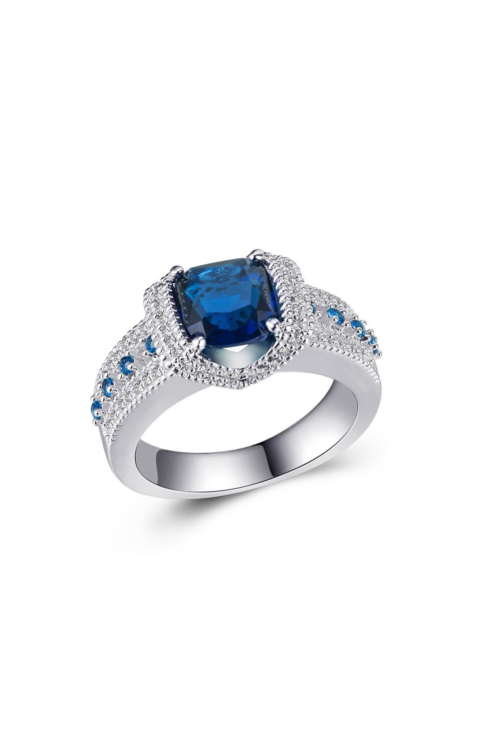 Blue Marquise Ring