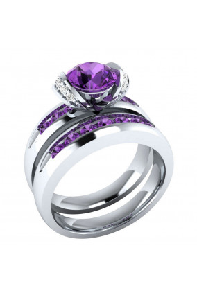 Bloom Violet Ring