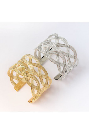 Gold Indy Bangle Bracelet