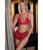 Red lace set