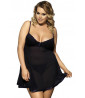 Plus size nightie and thong