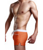Orange men's boxer swimsuit
