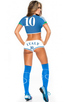 Ensemble de foot sexy équipe d'Italie