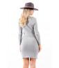 Grey jumper dress