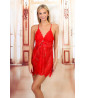 Red lace nightie