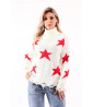 White star jumper
Red star pattern