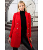 Red fitted chic jacket