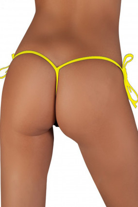 String to tie yellow