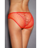 Lace panties, red