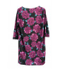 Robe violette imprimé à fleurs - Boutique en ligne de mode féminine