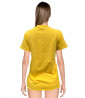 Yellow floral print T-shirt
