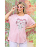 Oversized pink t-shirt