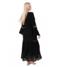 Long black beach dress