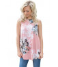 Light pink top with floral pattern