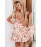 Floral dress with thin straps