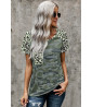 Green camouflage t-shirt