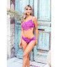 Purple embroidered lingerie set - online sale of sexy lingerie