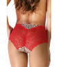 Leopard Shorty Red