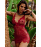 Red lace babydoll