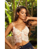 Women's lingerie and underwear at low prices - White lace bralette