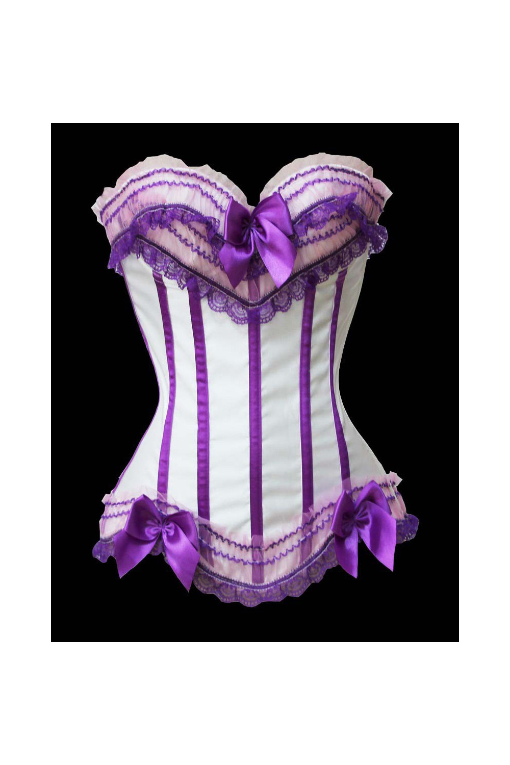 Blue or purple corset