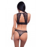 Lingerie set with lace thong