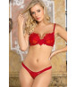 Set lingerie in pizzo rosso