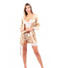 Golden 3-piece night set from size S to XL