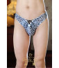 Men's thong with print
