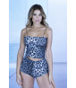 Black and white leopard pajama set - 
Women's Pajamas, Sleepwear Set