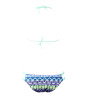 Blue patterned bikini