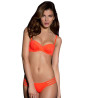 Bikini orange avec armatures