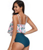 2-piece swimsuit with floral print
