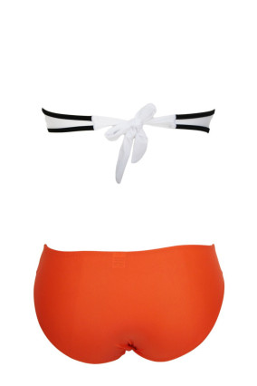 Two-tone 2-piece swimsuit