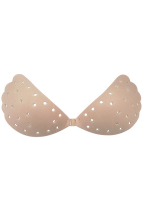 Soutien gorge auto-adhésif motif rond