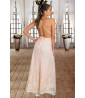 Sparkling pink long dress